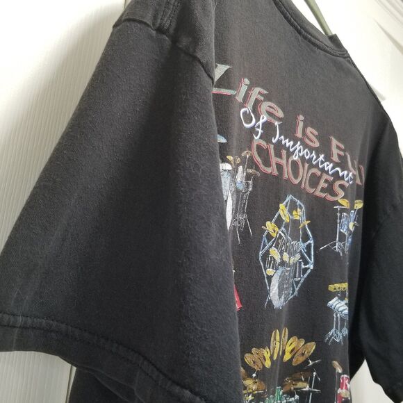 Life is full of important choices Delta pro weight T-Shirt size XL Y2K - Picture 7 of 12